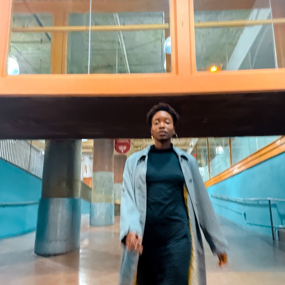 Custom Faith Green Isaiah 43 Trench Coat-8 - Picture 3 of 5